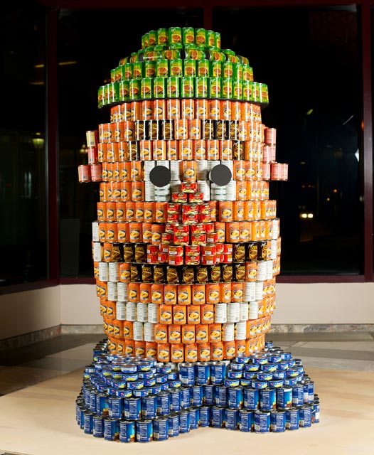 Canstruction’s intricate food cans sculptures fight hunger
