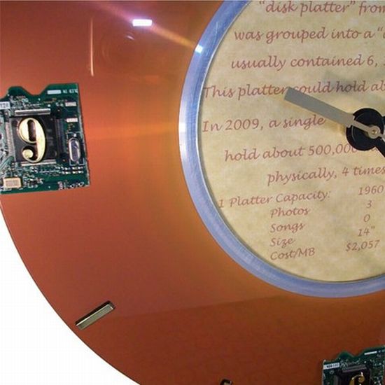 1960s ibm disk wall clock 2