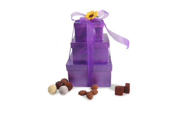 3 Box Organic Chocolate Tower