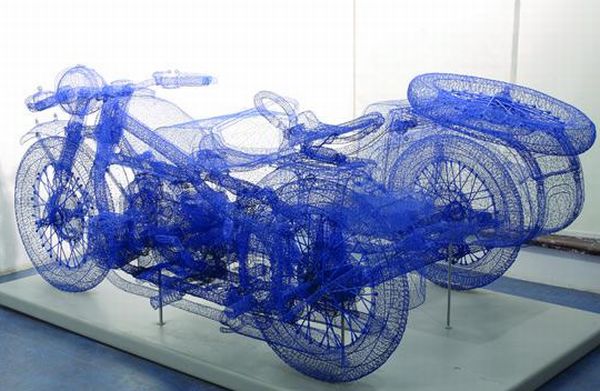3D Steel Wire Sculptures