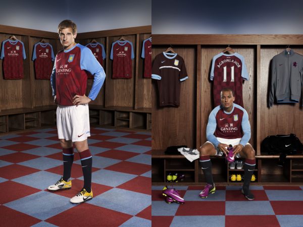 Aston Villa home kit
