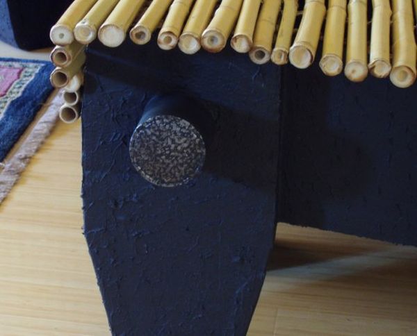 Bamboo and Cardboard Couch 2