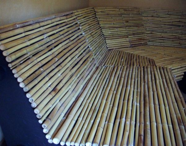 Bamboo and Cardboard Couch 5