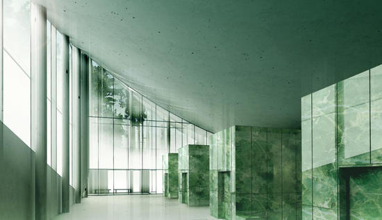big architects unveils sustainable crematorium des