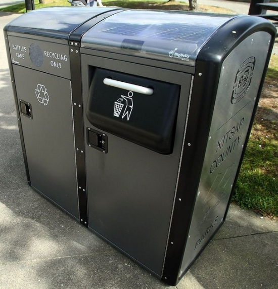 BigBelly Solar Powered Smart Waste & Recycling System