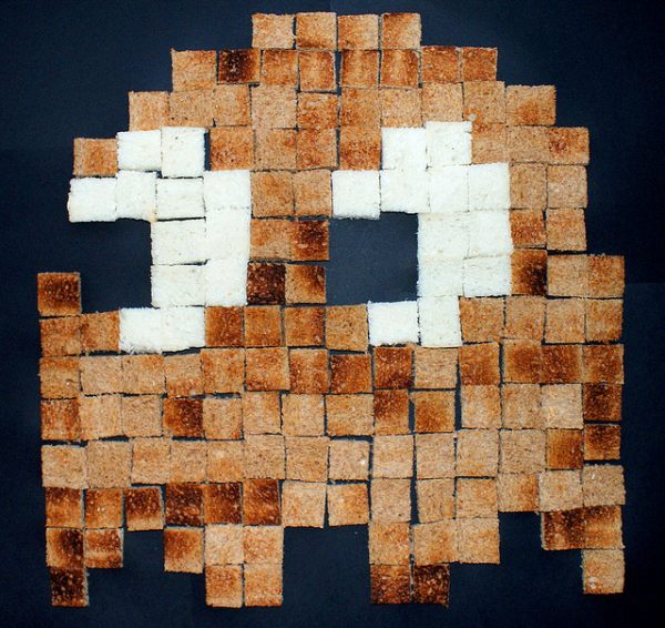 Bread and Toast Pac Man
