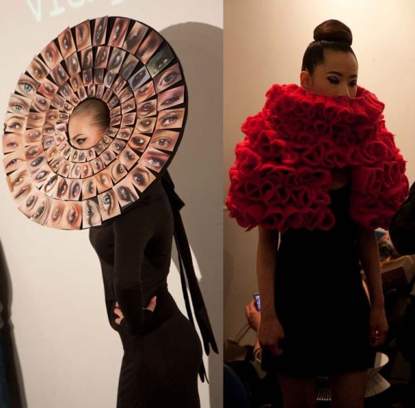 central saint martins green fashion show 1