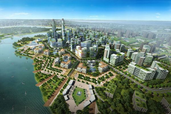 Chinese green city of Tianjin