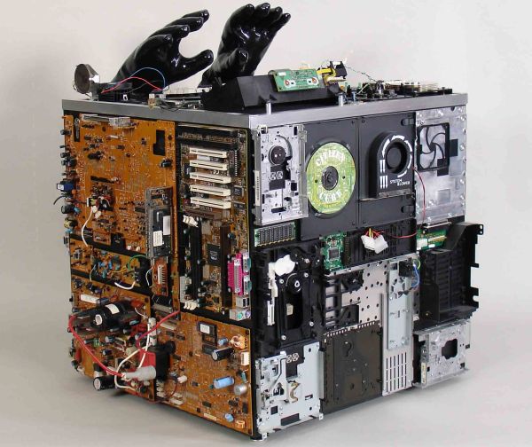 Citizen Cube made from e-waste