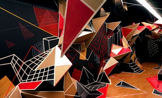 clemens behr recycled cardboard origami art 5