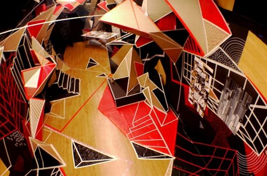clemens behr recycled cardboard origami art 6