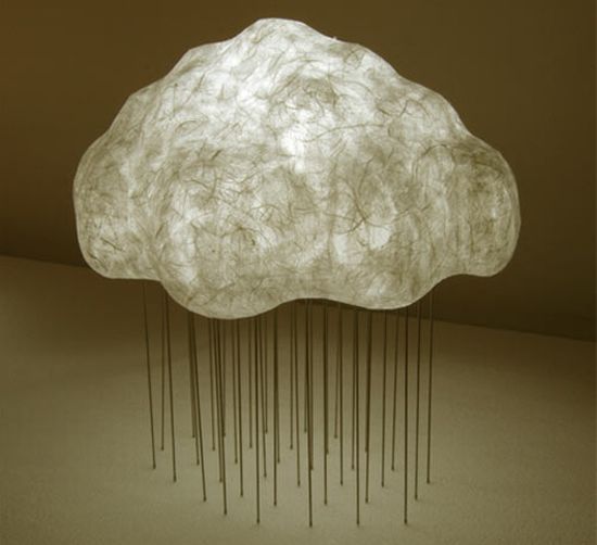 cloud lamp made from japanese paper 2