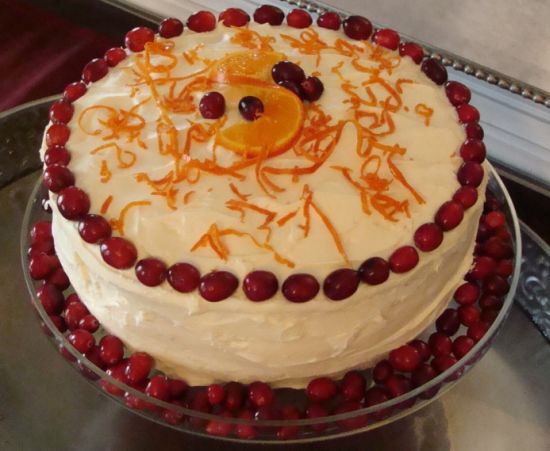 cranberry orange cake