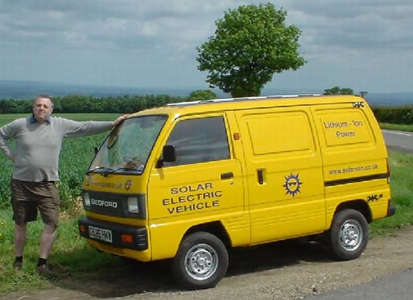 Dingy petrol van