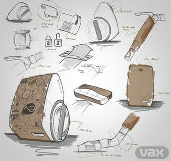 Cardboard Vacuum Cleaner Vax Ev