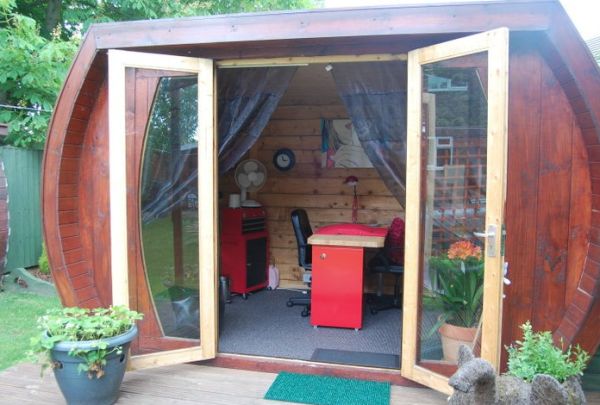 Eco shed turned nail salon 2