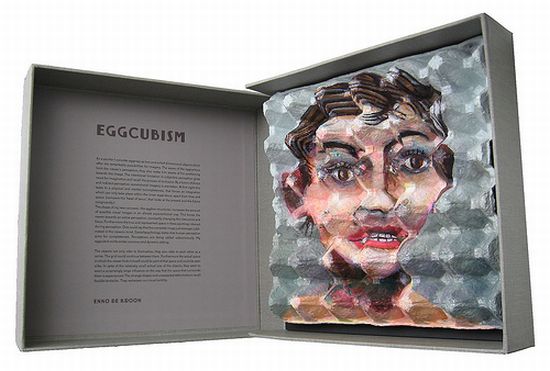 eggcubism recycled egg carton art 11