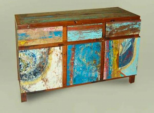 Exotic reclaimed boats furniture