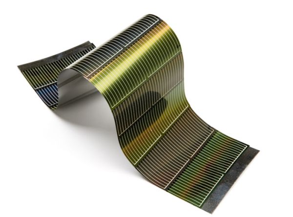 Flexible solar panels