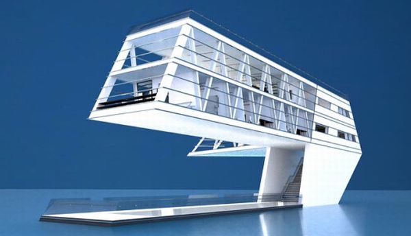 Floating House Powered by the sun