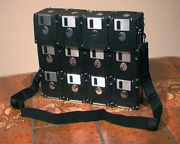 Floppy Disk Laptop Bag