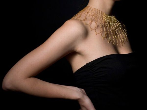 Florie Salnot Plastic Gold Jewelry