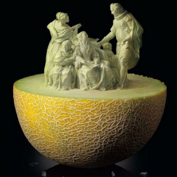 fruit and vegetable sculptures 1