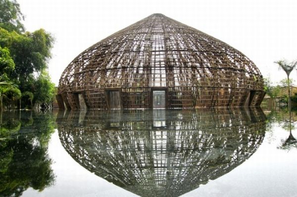 Green homes made using bamboo