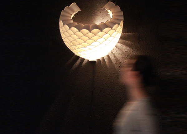 Honeycomb wall lamp 2