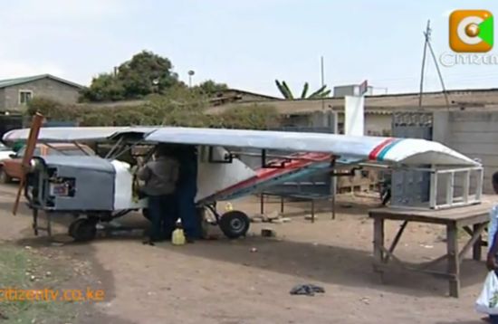 kenyan it specialist assembles an aircraft from sc