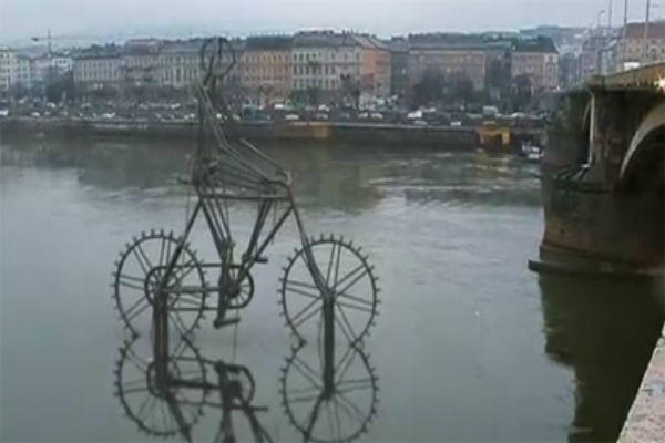 Kinetic Bicycle Sculpture