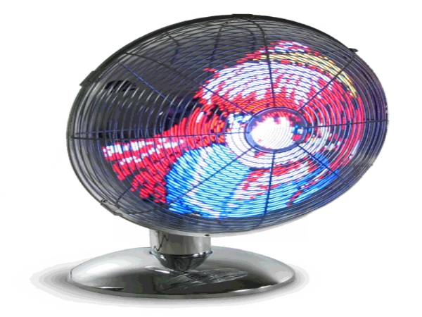 LED Fan.