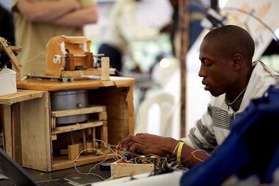 maker faire africa customized bicycle