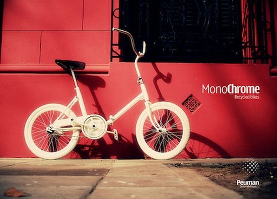 monochrome recycled bikes 1