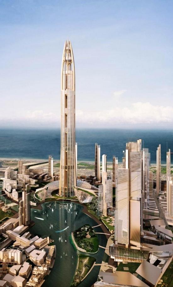nakheel harbour tower in dubai will be the tallest