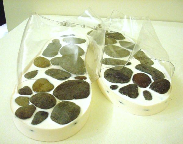 naturas insoles made with moss and rocks 2