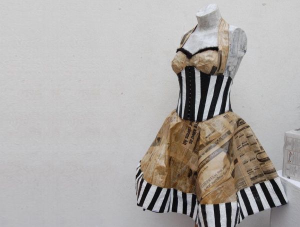 Newspaper dress