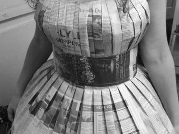 Newspaper dress