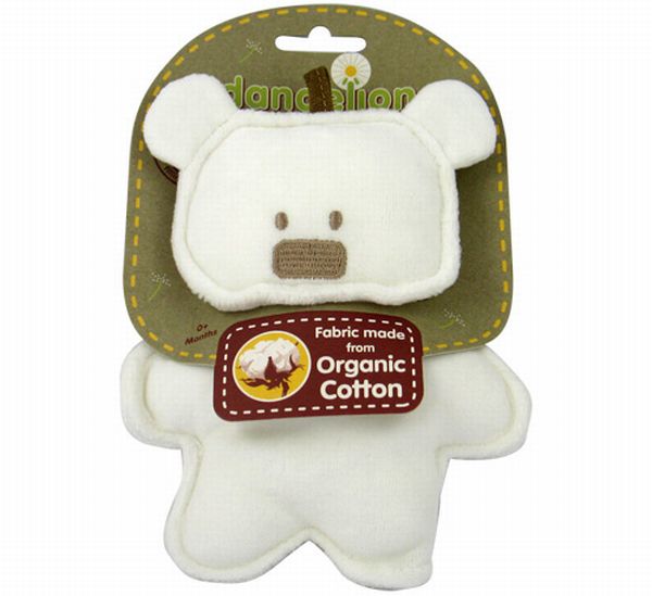 Organic toy crinkle bear