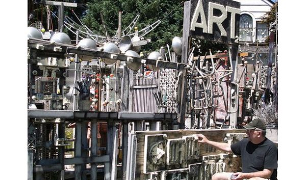 Outdoor gallery consisting of stunning sculptures