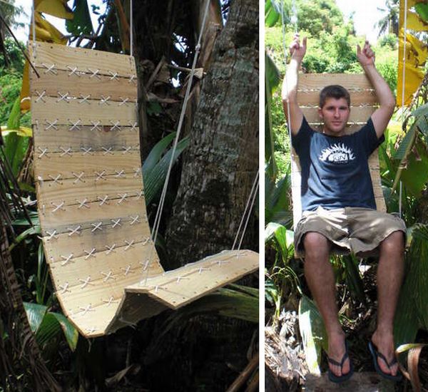 pallet outdoor chair 1