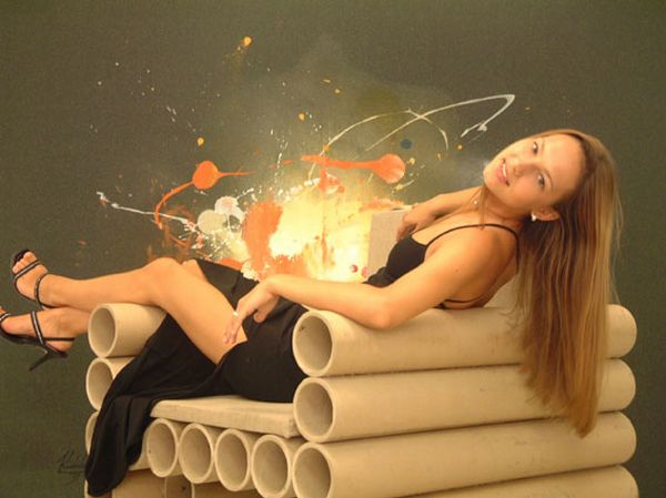 paper tube chair 1