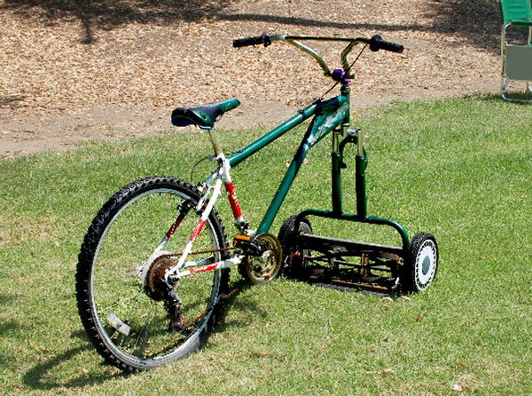 Pedal-Powered Lawnmower