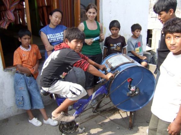 Pedal-Powered Washing Machine