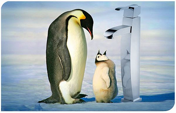 Penguin faucet