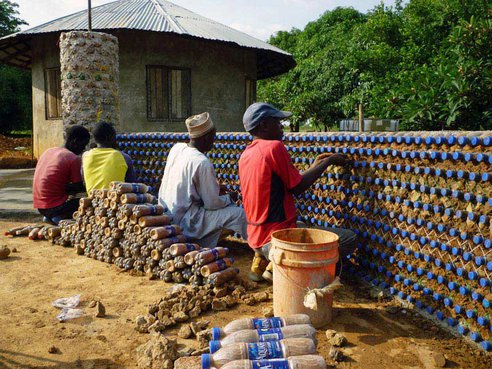 Plastic Bottle House