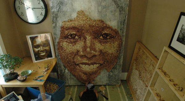 Portraits Made From Thousands of Repurposed Wine Corks