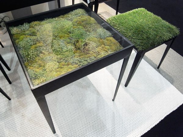 Real moss tables