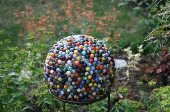 reclaimed marble garden ball4