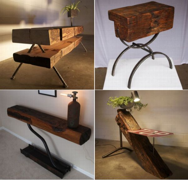 reclaimed wood tables 2